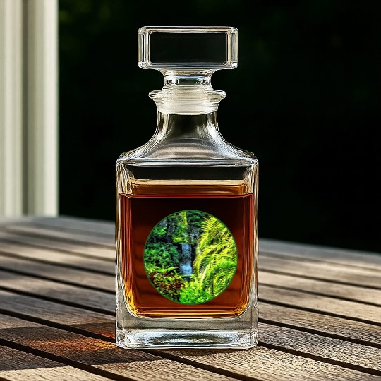 Bahamas - Tropical Waterfall Whiskey Decanters