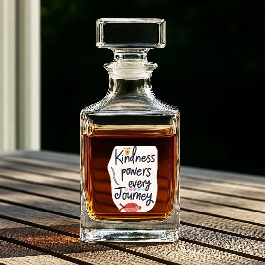 Kindness Powers Journey Design Whiskey Decanters