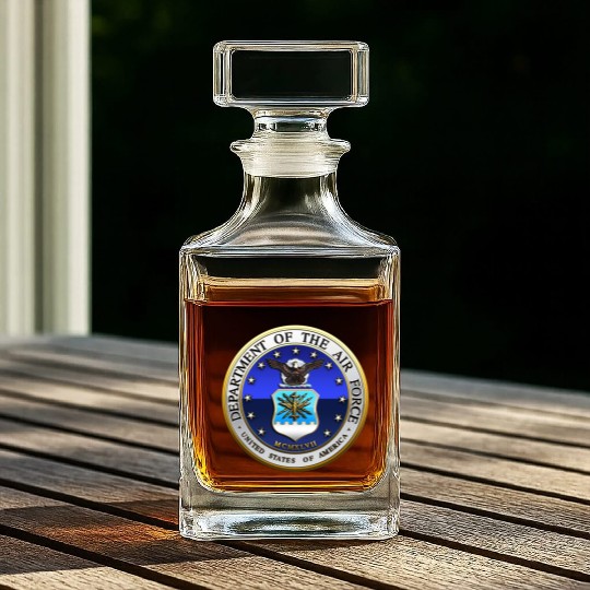 US Air Force (USAF) Seal Whiskey Decanters