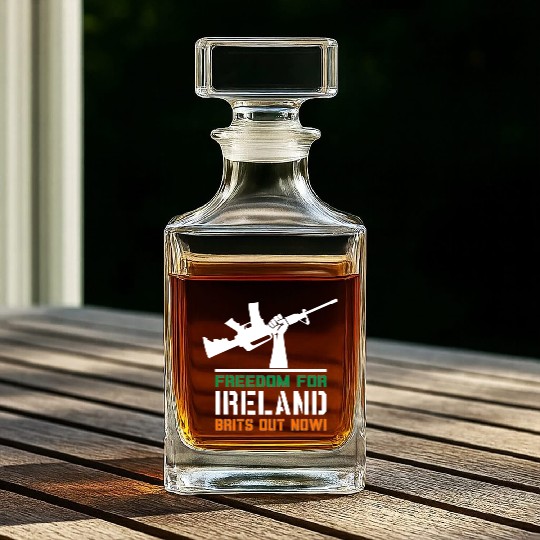 Freedom for Ireland! Whiskey Decanters
