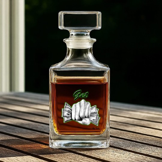 Get Money Whiskey Decanters
