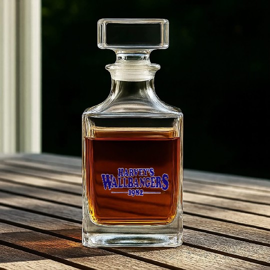 Harvey Wallbanger's Milwaukee 1982 Whiskey Decanters