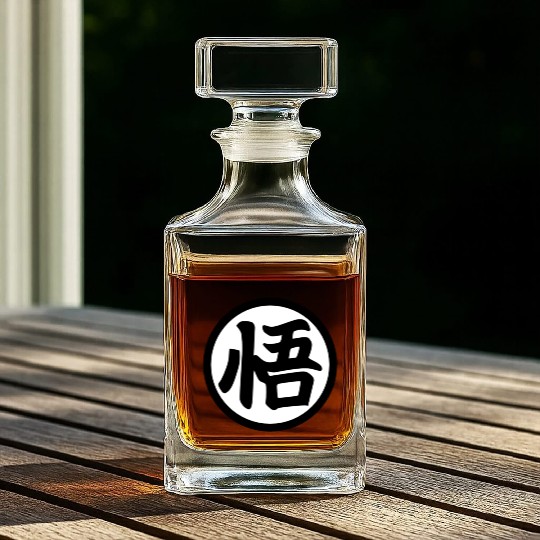 Goku Kanji Mug Whiskey Decanters