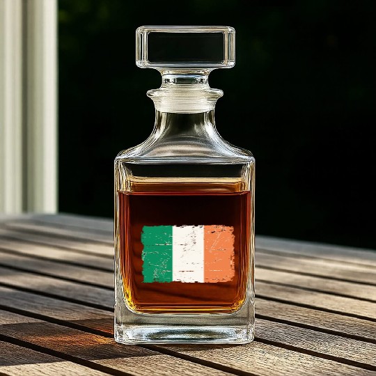 Ireland Flag Whiskey Decanters