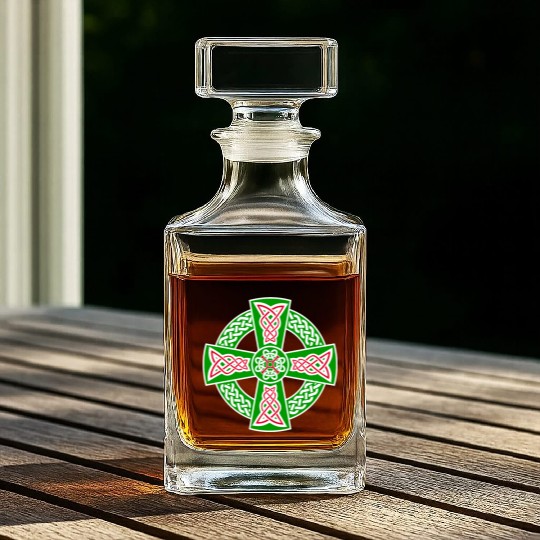 Celtic cross Whiskey Decanters