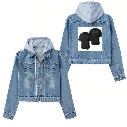 Walmart Logo Baseball Jerseys Women's Denim Jackets