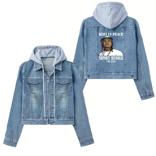 Nipsey Hussle Rest in Peace Women's Denim Jackets