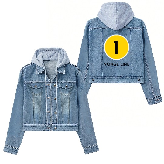 Yonge Street Subway Line Women's Denim Jackets