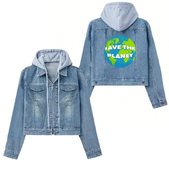SAVE THE PLANET Women's Denim Jackets