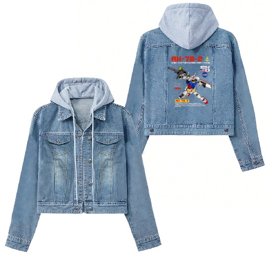 Rx-78-2 Gundam Women's Denim Jackets