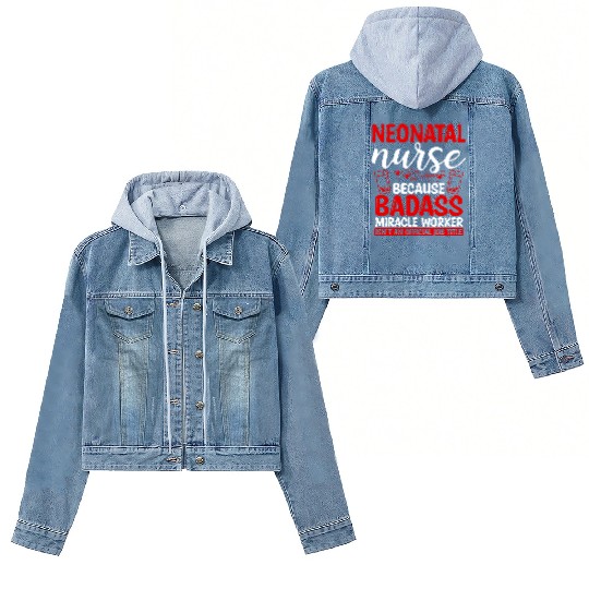 Nicu Nurse Miracle Worker Nursing Essentials Women's Denim Jackets