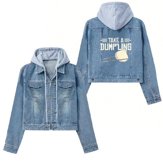Dumpling Asian Food Chinese Food Fan Women's Denim Jackets