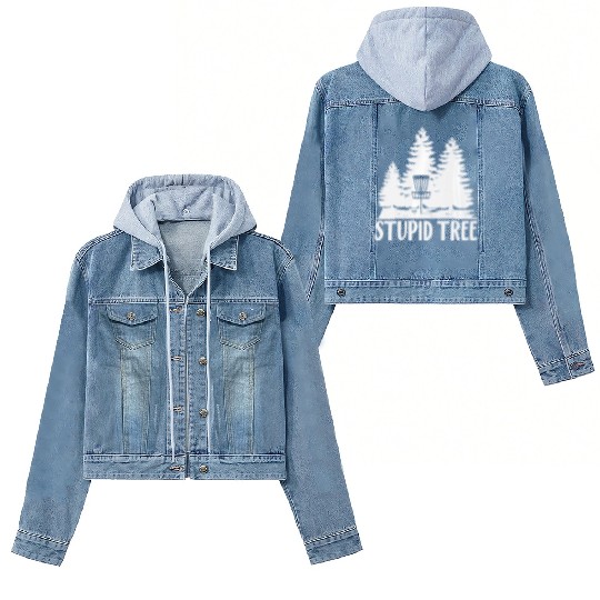Stupid Tree Women's Denim Jackets Disc Golf Women's Denim Jackets
