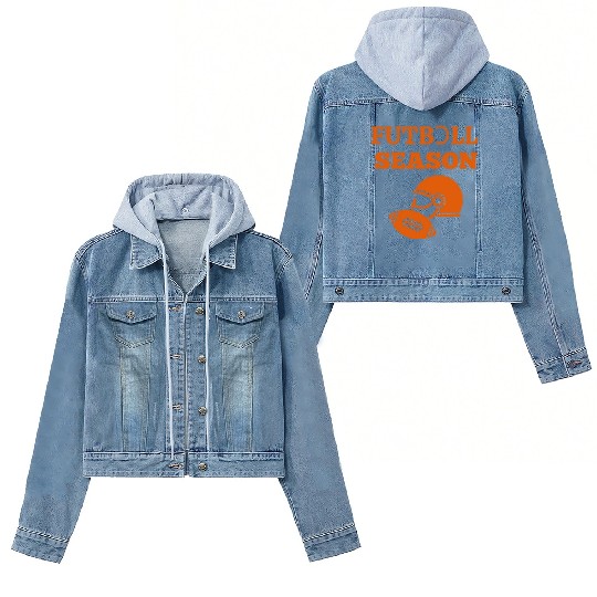 Football Season design Women's Denim Jackets