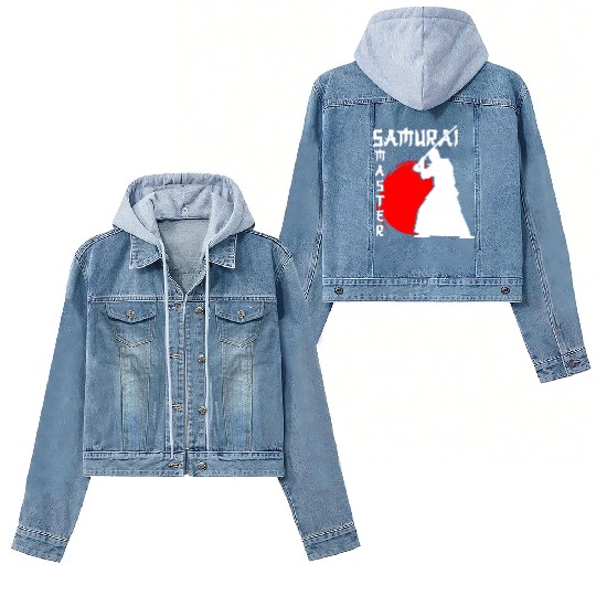 Japan Katana Martial Arts Honor Women's Denim Jackets