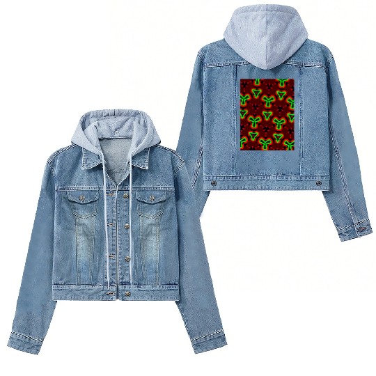 enchanting abstract seamless Women's Denim Jackets