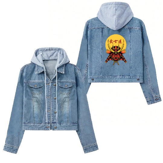 Samurai Mask Women's Denim Jackets