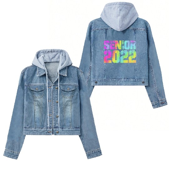 Graduation Class High School Senior 2022 Women's Denim Jackets