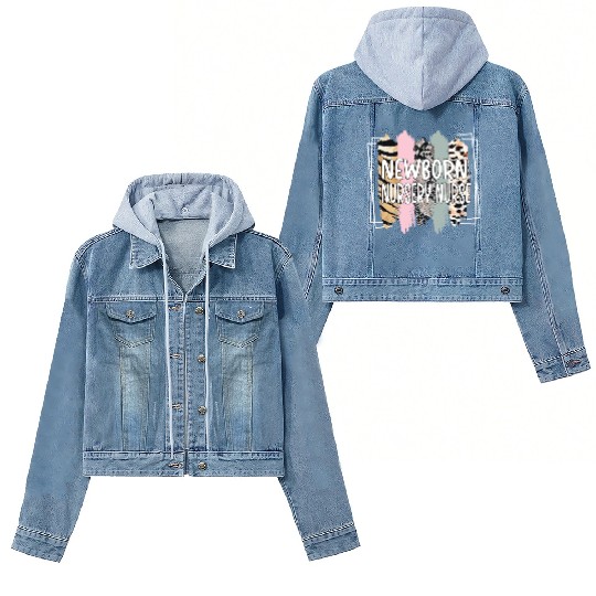 Newborn Nursery Nursing Best Newborn Nursery Nurse Women's Denim Jackets