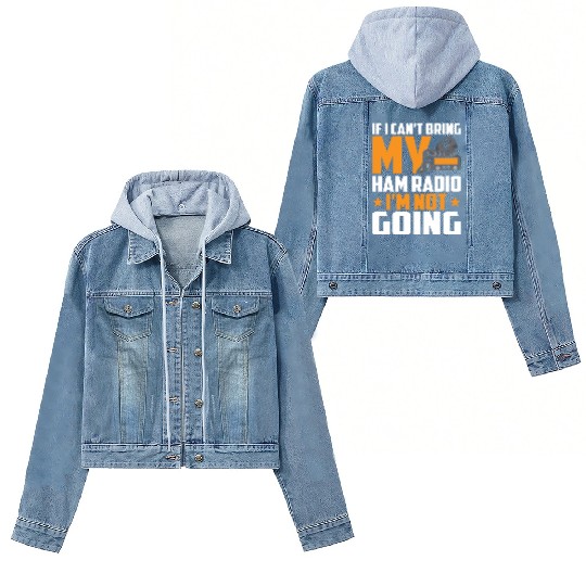 Ham Radio Radio Operator Amateur Radio Signal Women's Denim Jackets
