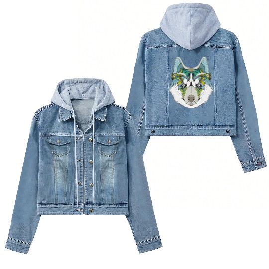 the wolf Women's Denim Jackets