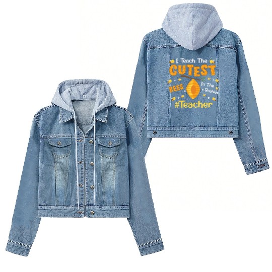 Funny Kindergarten Teacher Women's Denim Jackets