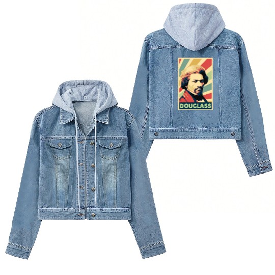 Frederick Douglass Vintage Colors Women's Denim Jackets