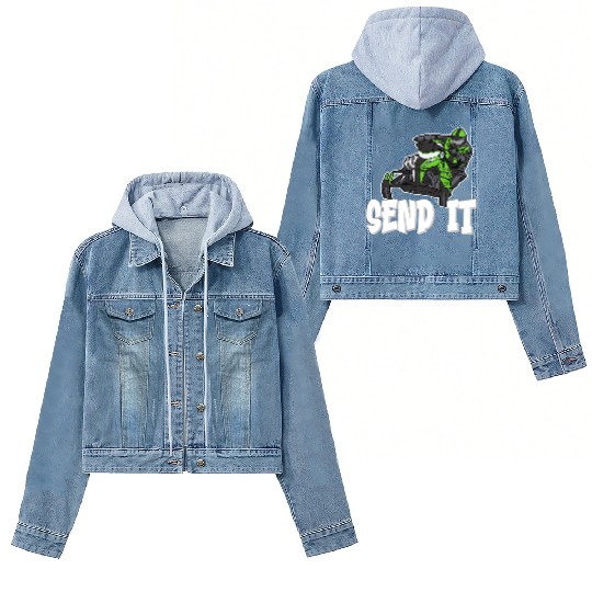 Extreme Gonna Send It Women's Denim Jackets