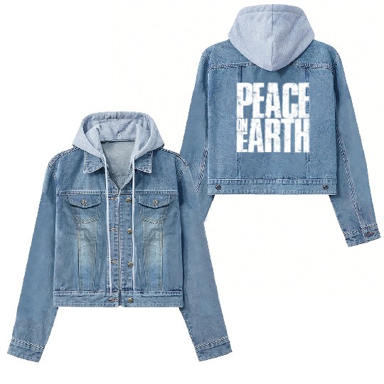 Peace on Earth - peace Women's Denim Jackets