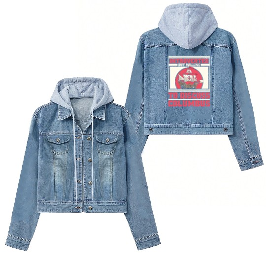 Columbus Day 1492 Women's Denim Jackets