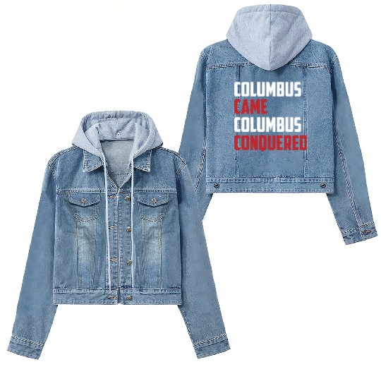 Columbus Day 1492 Women's Denim Jackets