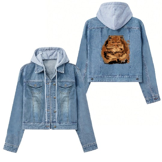 I Love persian cat Women's Denim Jackets