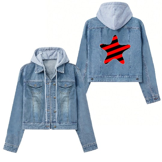 CUTE STARFISH NEON Women's Denim Jackets