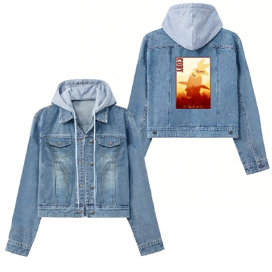 Cody Wyoming wild west town Women's Denim Jackets