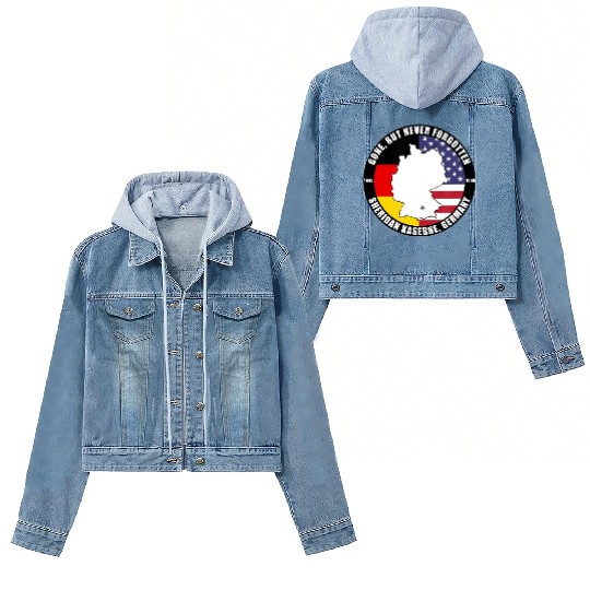 Gone But Never Forgotten Sheridan Kaserne Germany Women's Denim Jackets