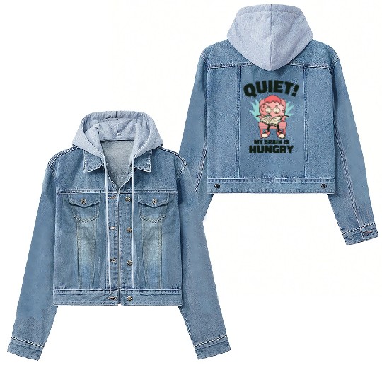 Book Lover Brain Reading Books Literature Women's Denim Jackets