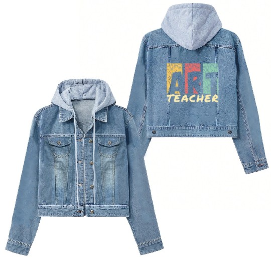 Art Teaching I Art Teacher Women's Denim Jackets