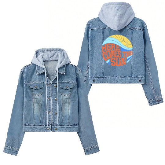 Here comes the sun Women's Denim Jackets