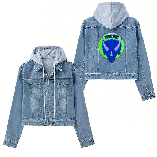 Wild At Heart- Triceratops Women's Denim Jackets