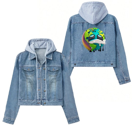 ECOLIVING, SAVE EARTH Women's Denim Jackets