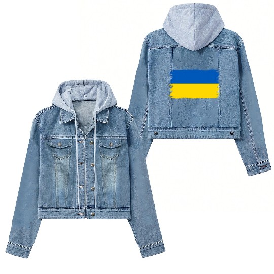 Ukrainian Flag Ukraine Women's Denim Jackets