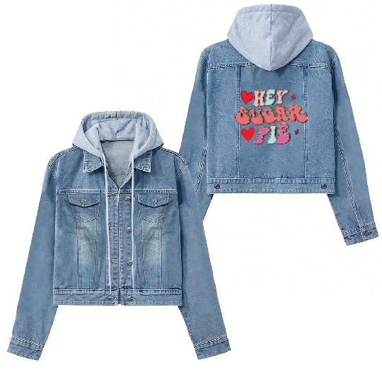 Valentine Sublimation 01 Valentine s Day Valentine Women's Denim Jackets