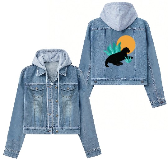 Sunday Chillout With Black Panther Women's Denim Jackets