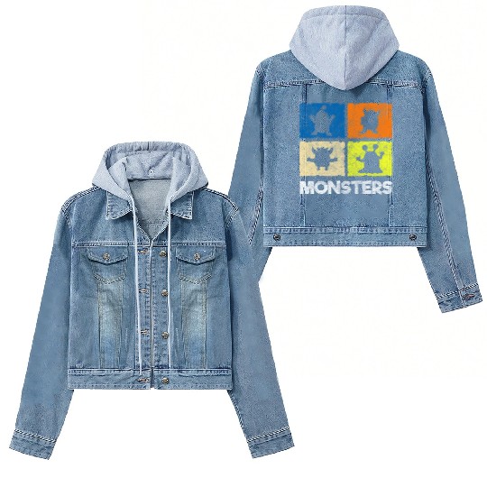 Horror Comic Creepy Cute Women's Denim Jackets