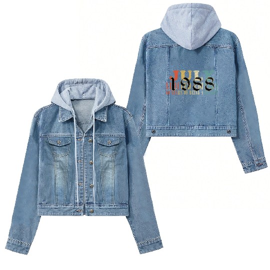 July 1988 Anniversary July 1988 July Women's Denim Jackets