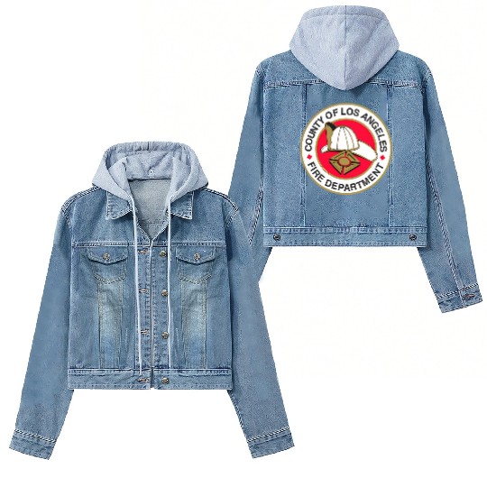 County Of Los Angeles Fire Department Seal Women's Denim Jackets