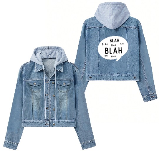Blah Blah Blah Light Women's Denim Jackets