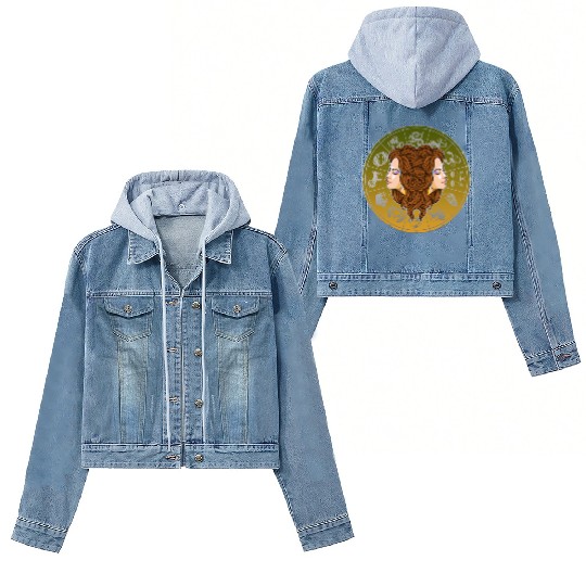 Gemini Zodiac star sign horoscope Astrology Women's Denim Jackets
