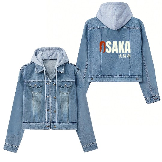 Osaka Typography Women's Denim Jackets - Urban Statement