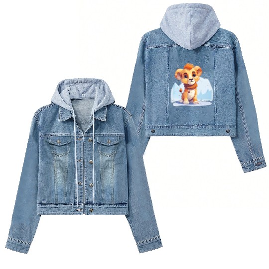 Baby Simba- The lion king Women's Denim Jackets